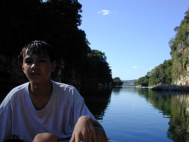 Marco auf dem Pinacanauan River bei Callao